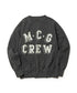 MR.OLIVE/USED BASIC URAKE / PRINTED SWEAT SHIRT(MCG CREW ミスターオリーブ/プリント ユーズドスウェットシャツ